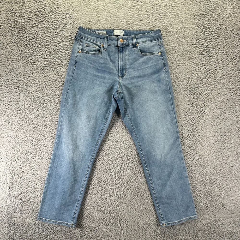 Universal Thread Jeans Womens 10 Blue Cotton Denim Straight Slim Fit Stretch